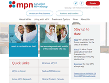 Tablet Screenshot of mpncanada.com